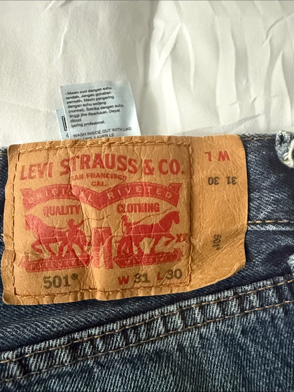 Levi's Men's Dark Blue Straight Jeans